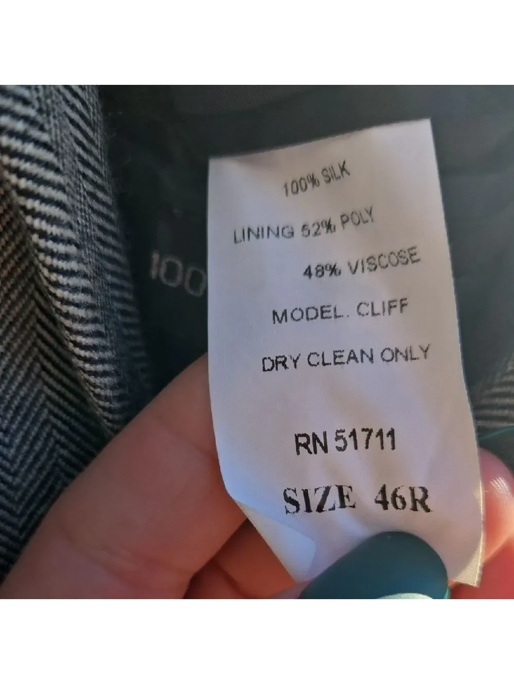 Andrew Fezza Textured Gray Blazer for Men